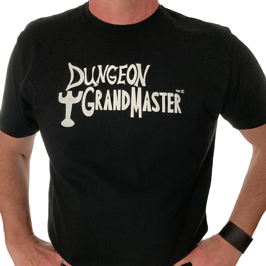 Dungeon GrandMaster® White Logo T-Shirt