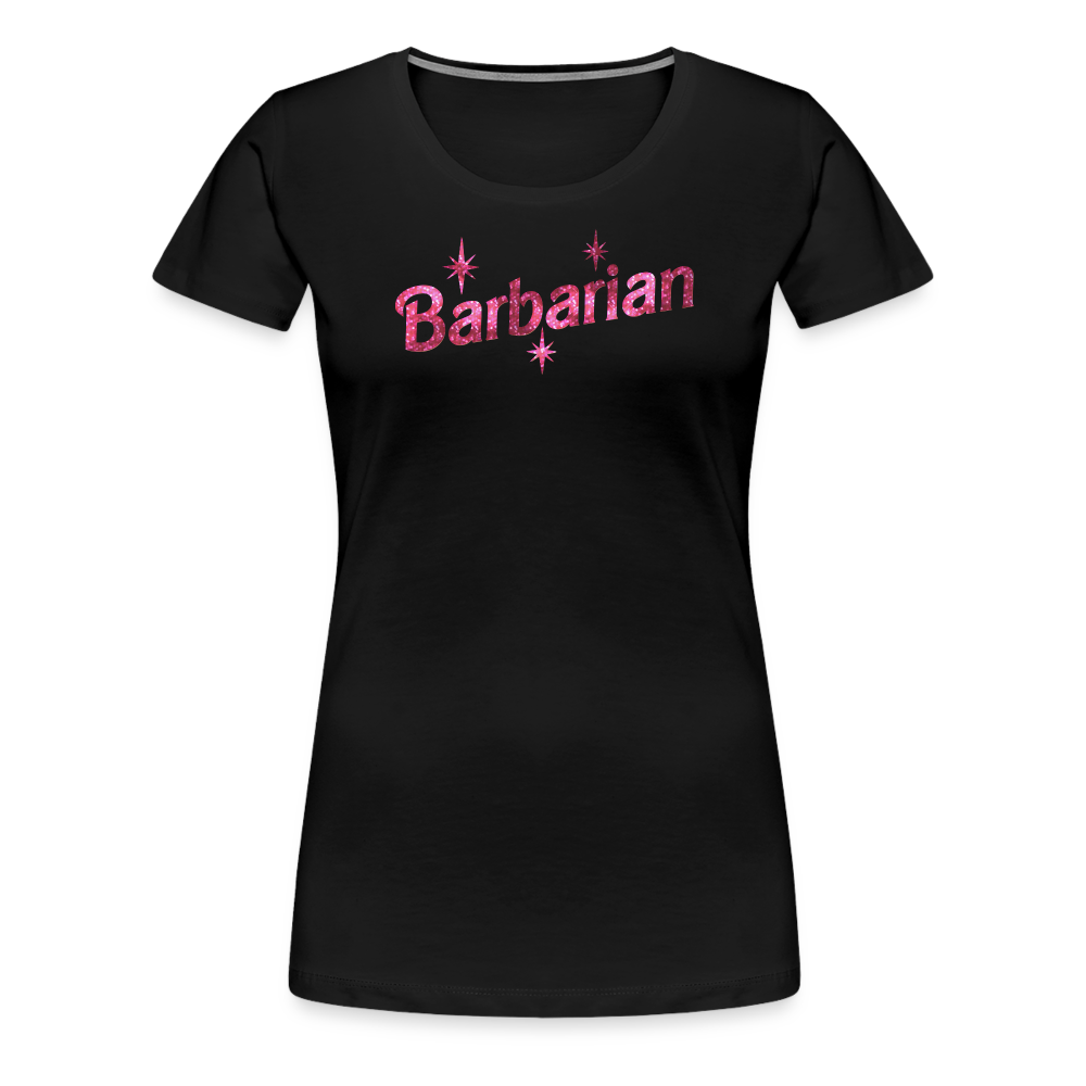 Dungeon GrandMaster® Barbarian Glitter T-shirt - Black