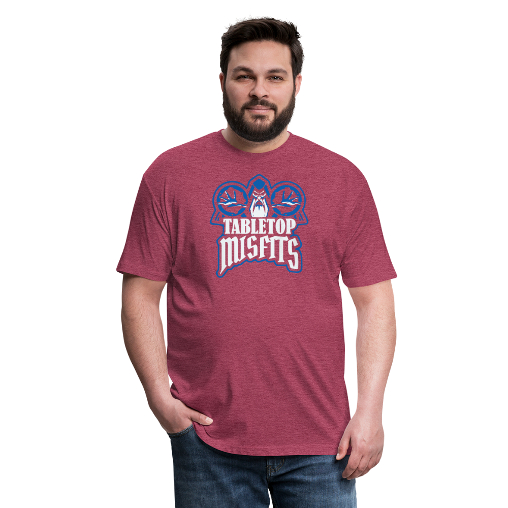 DGM Tabletop Misfits Logo T-shirt - heather burgundy