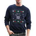 Dungeon GrandMaster® Merry Critmas Ugly X-mas Sweater - navy