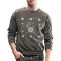 Dungeon GrandMaster® Merry Critmas Ugly X-mas Sweater - asphalt gray