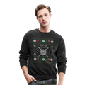 Dungeon GrandMaster® Merry Critmas Ugly X-mas Sweater - black