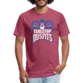 DGM Tabletop Misfits Logo T-shirt - heather burgundy