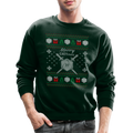 Dungeon GrandMaster® Merry Critmas Ugly X-mas Sweater - forest green