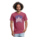 DGM Tabletop Misfits Logo T-shirt - heather burgundy