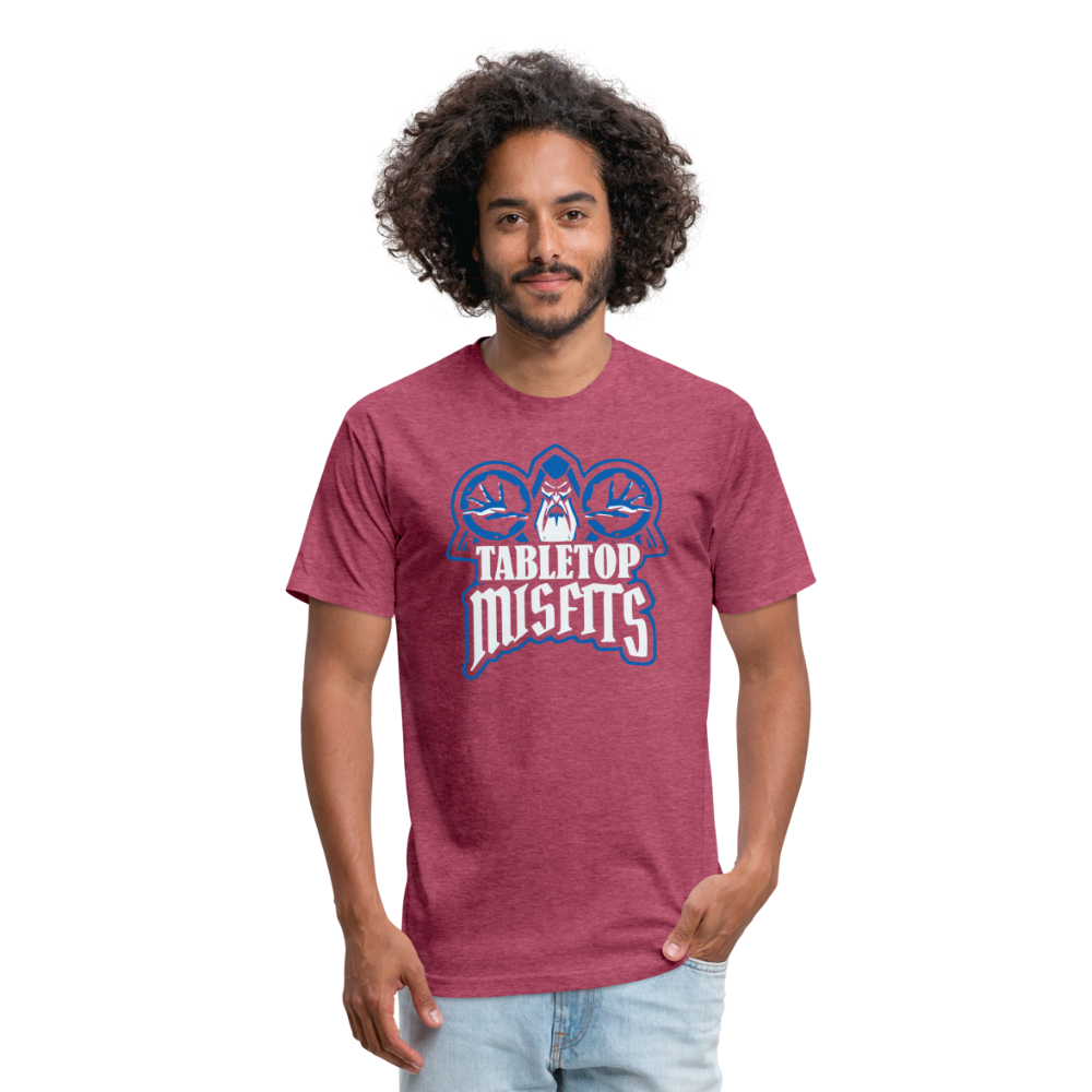 DGM Tabletop Misfits Logo T-shirt - heather burgundy