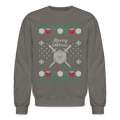 Dungeon GrandMaster® Merry Critmas Ugly X-mas Sweater - asphalt gray