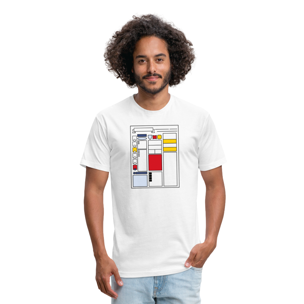 Dungeon GrandMaster® Modern Art Character Sheet T-Shirt - white