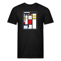 Dungeon GrandMaster® Modern Art Character Sheet T-Shirt - black