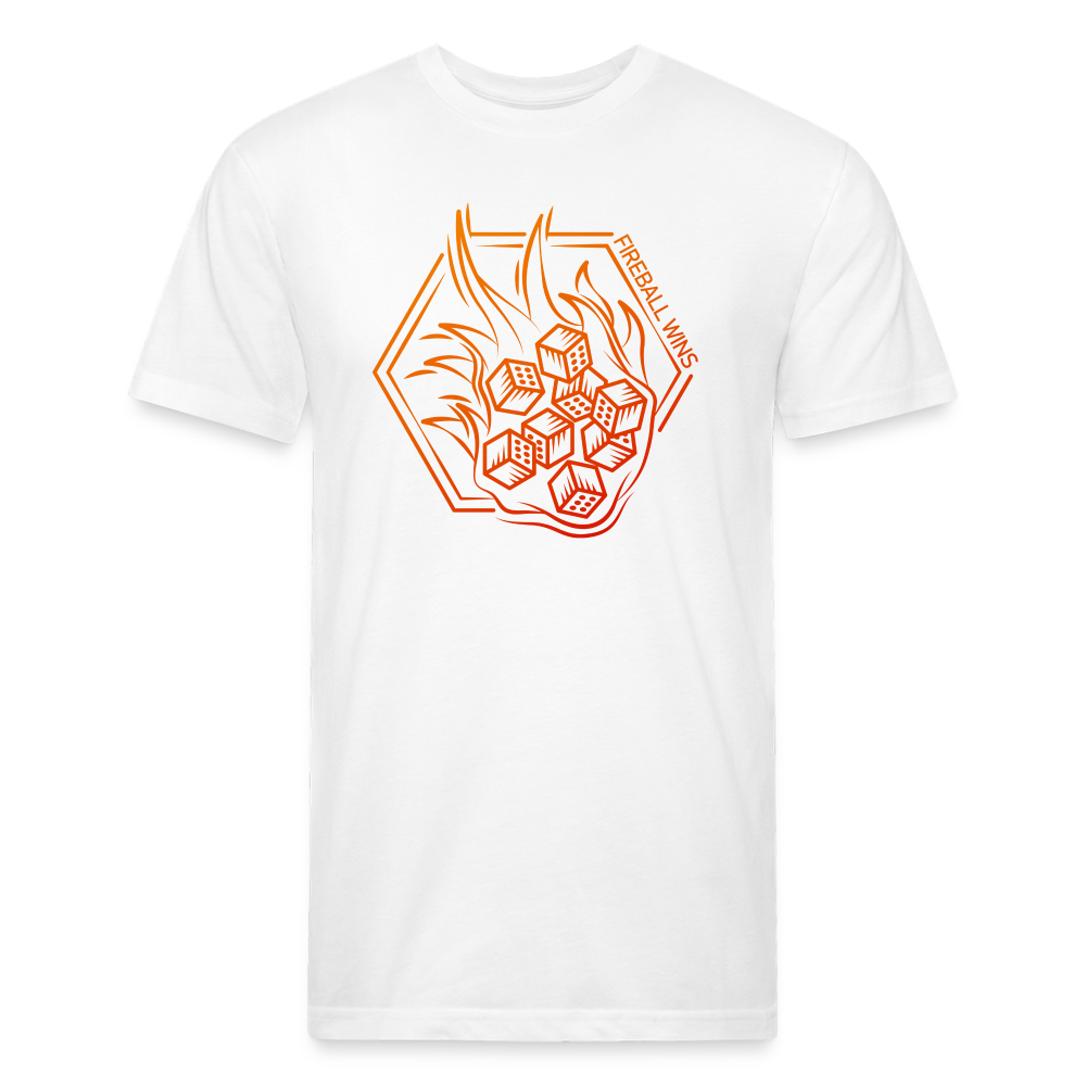 Dungeon GrandMaster® Fireball Wins T-Shirt - white