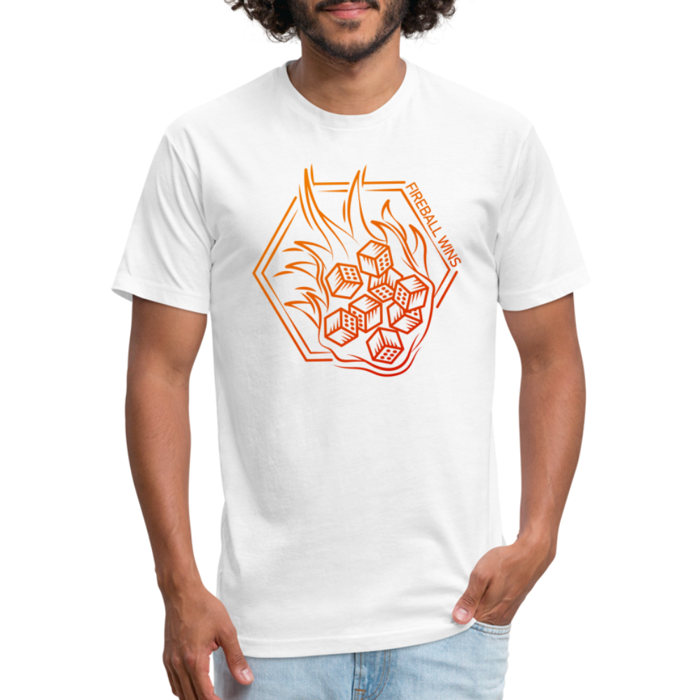 Dungeon GrandMaster® Fireball Wins T-Shirt - white