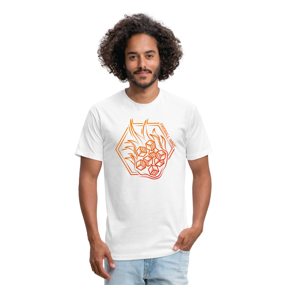 Dungeon GrandMaster® Fireball Wins T-Shirt - white