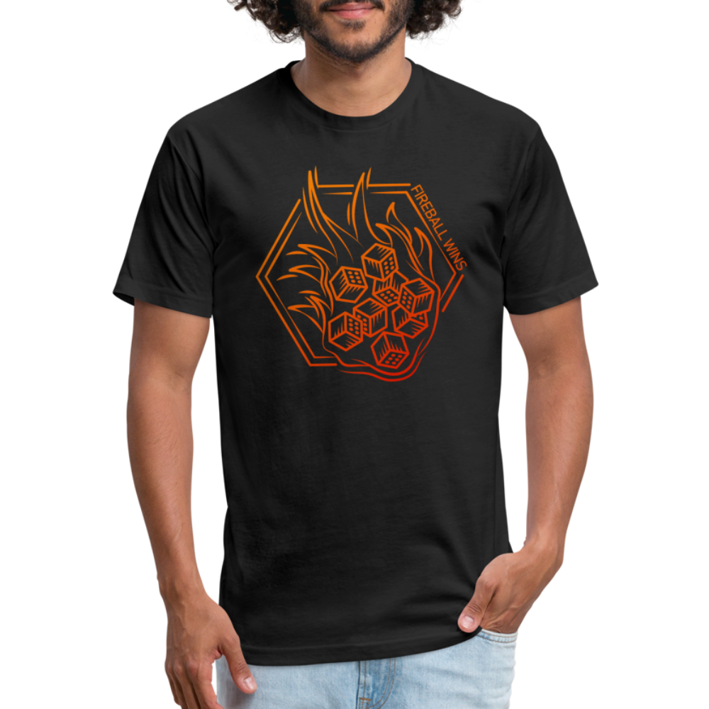 Dungeon GrandMaster® Fireball Wins T-Shirt - black