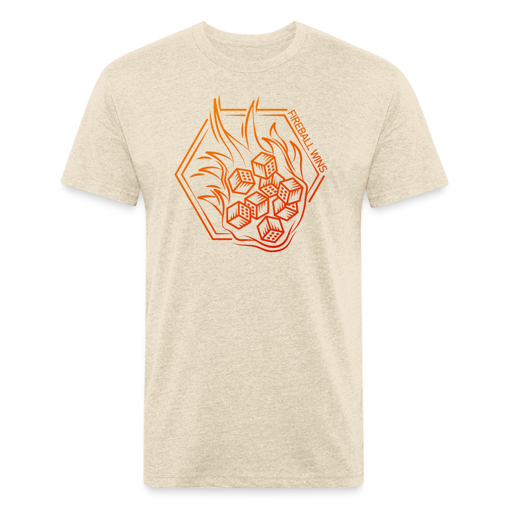 Dungeon GrandMaster® Fireball Wins T-Shirt - heather cream