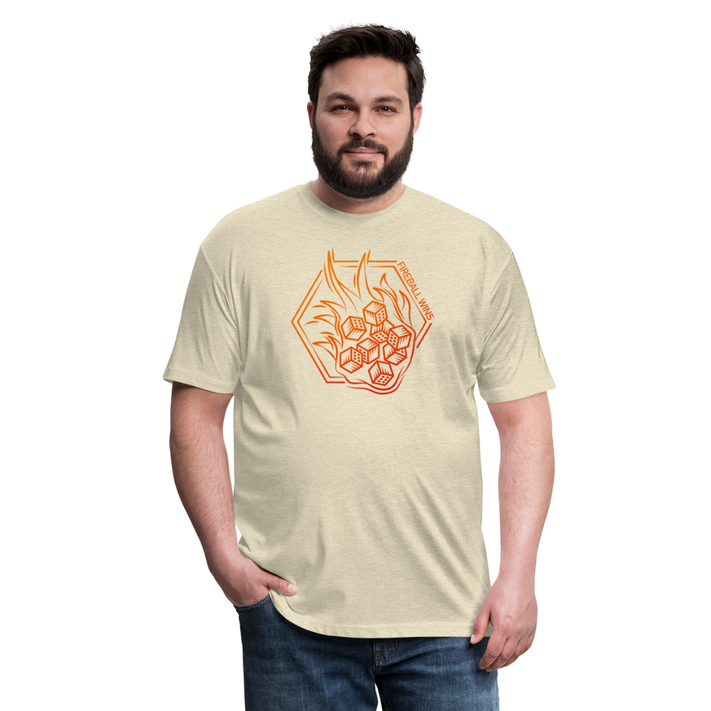 Dungeon GrandMaster® Fireball Wins T-Shirt - heather cream