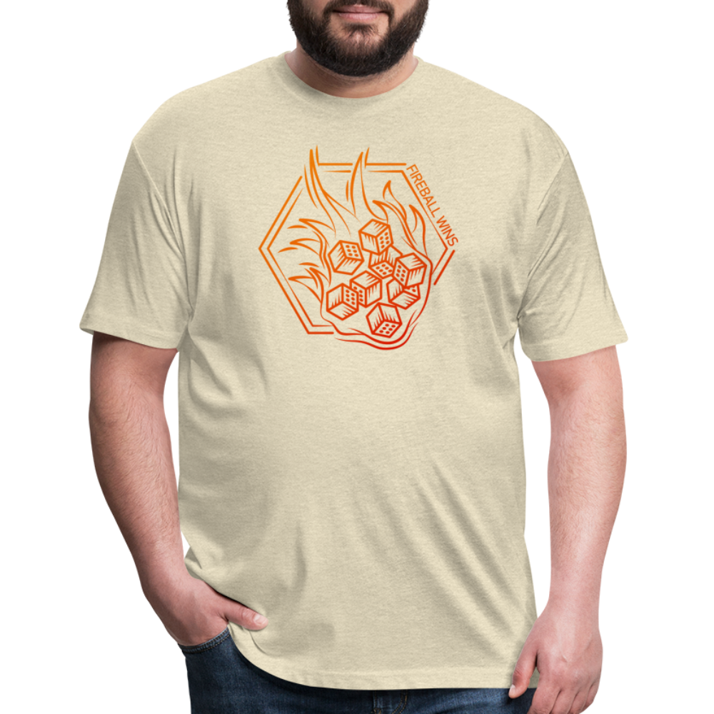 Dungeon GrandMaster® Fireball Wins T-Shirt - heather cream