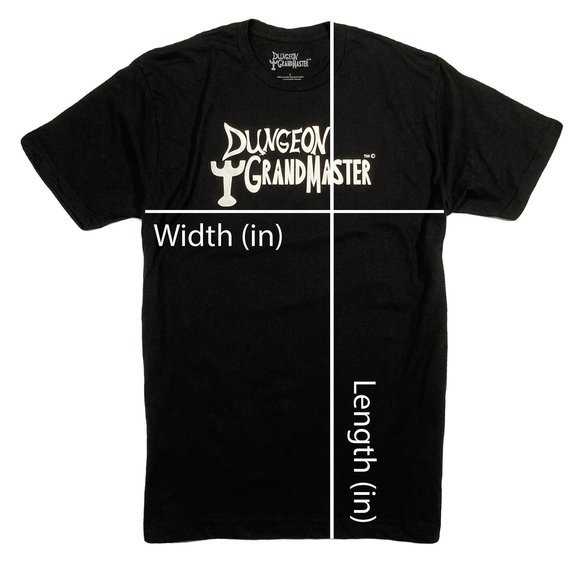 Black Logo T-Shirt | Tshirts For Teens | Products Dungeon GrandMaster