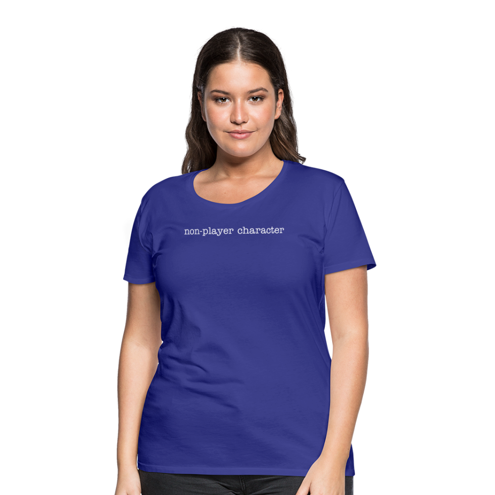 Dungeon GrandMaster® Women's Non-Player Character T-Shirt - royal blue