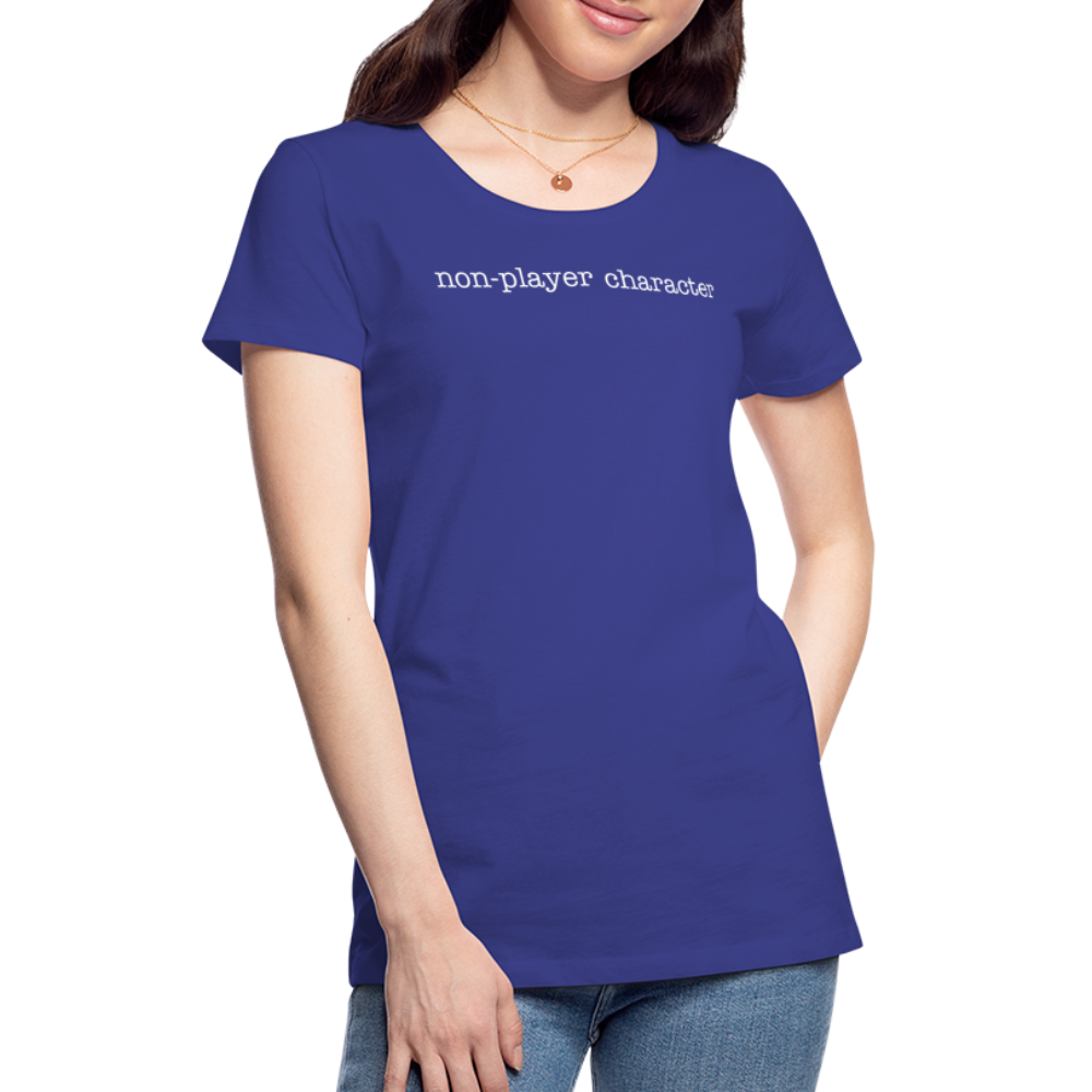 Dungeon GrandMaster® Women's Non-Player Character T-Shirt - royal blue