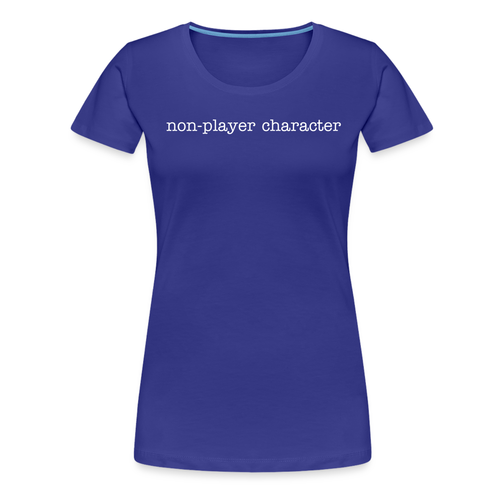 Dungeon GrandMaster® Women's Non-Player Character T-Shirt - royal blue