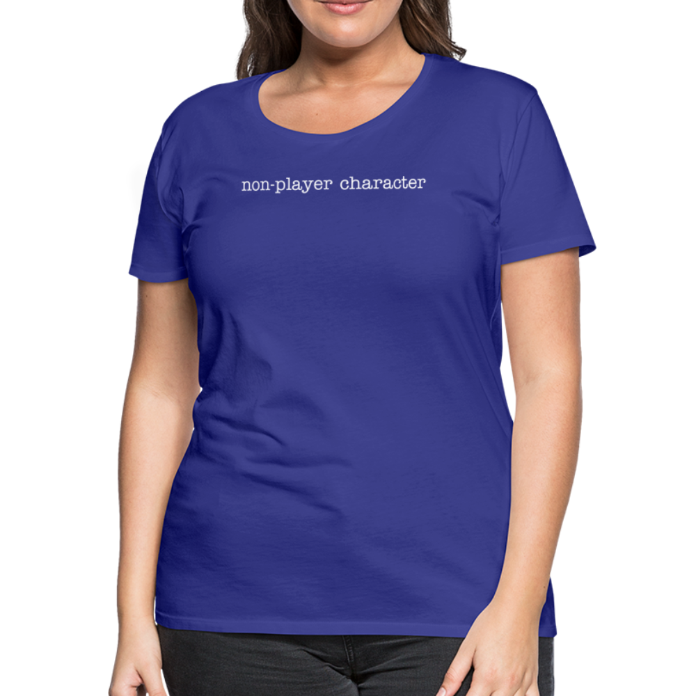 Dungeon GrandMaster® Women's Non-Player Character T-Shirt - royal blue